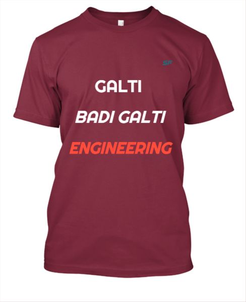 badi galti T-shirt - Front