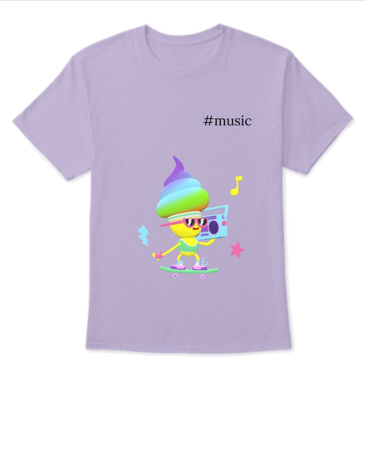music t shirt - Front