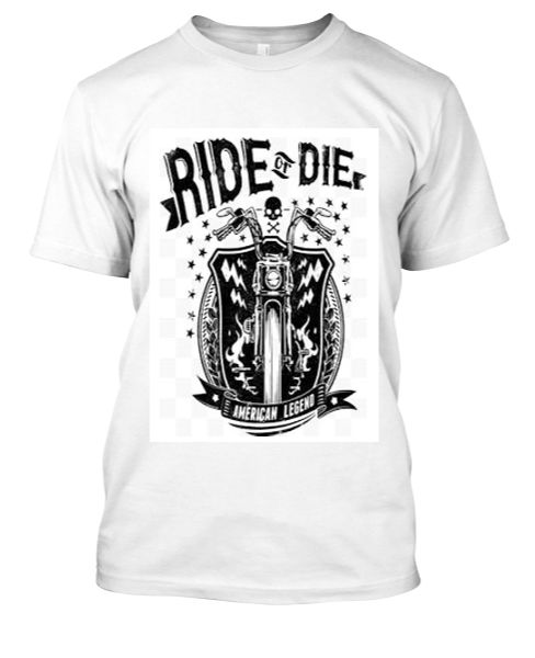 Biker_Tshirts Printed Men's Round Neck  - Front