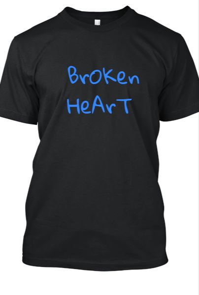 broken heart t-short - Front
