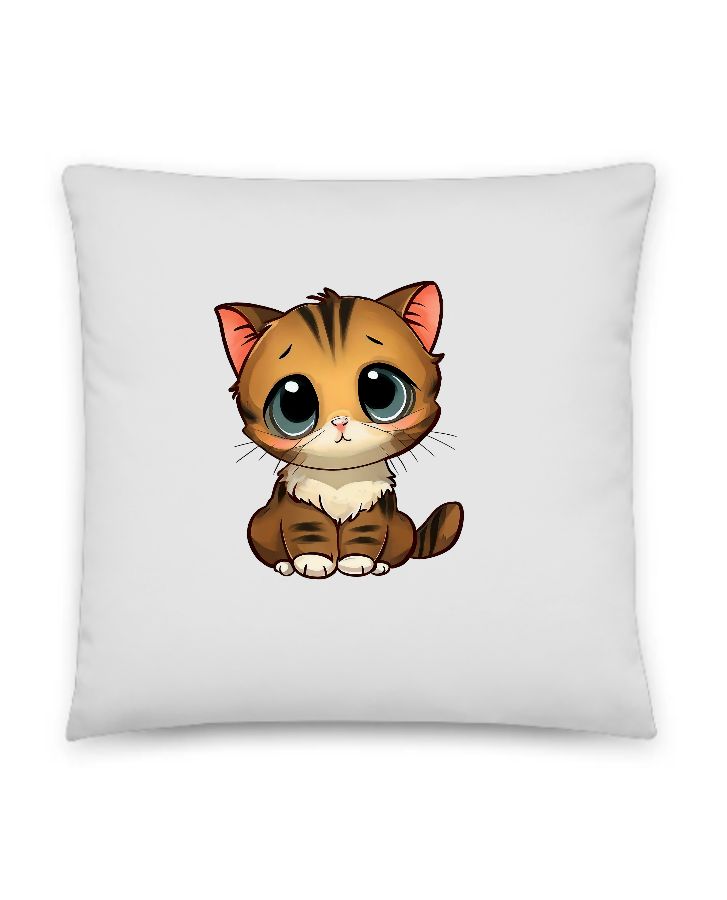 cat pillow  - Front