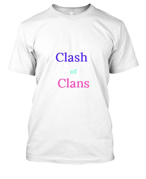 clash of clans t-shart  - Front