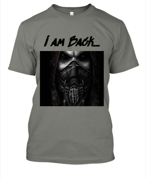 cool guys t-shirts latest collectionI M Back t shirt - Front