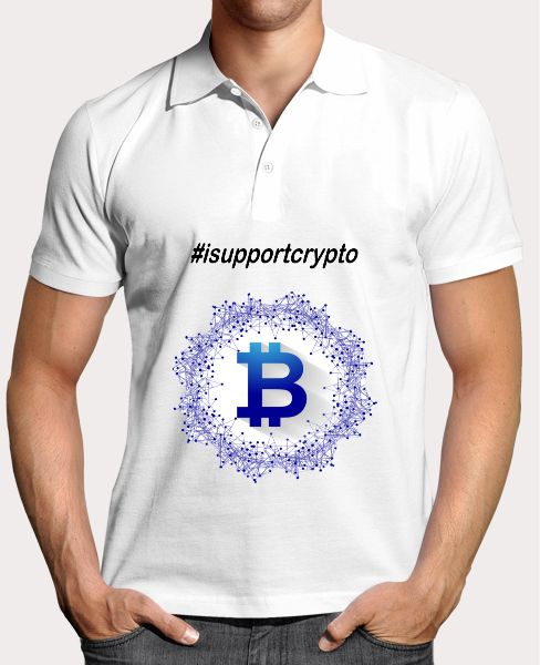 #isupportcrypto T- shirt - Front