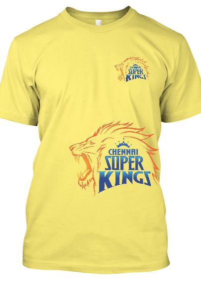 CSK tshirt 2018 latest Vivo IPL tshirts - Front