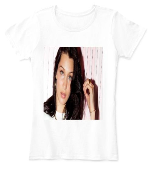 Custom Bella Hadid woman's Tee  - Front