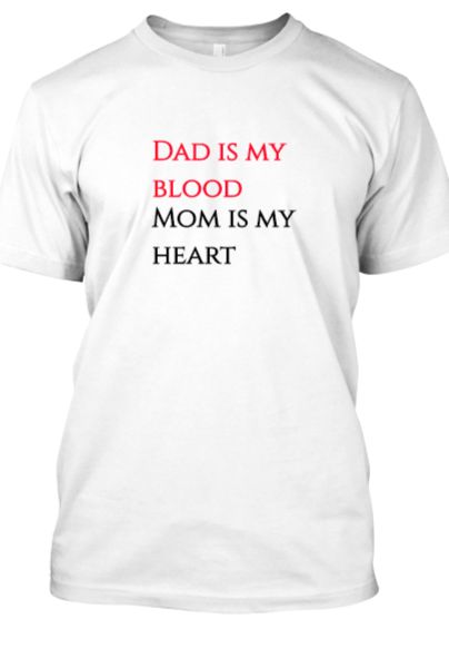 dad is my blood - Front