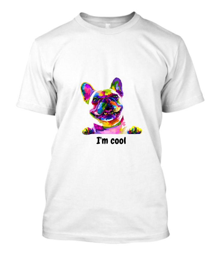 dog art  t shirt - Front