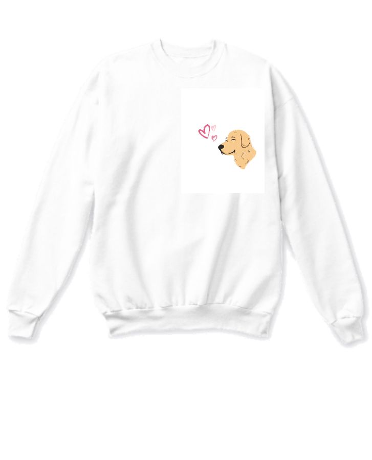 dog love| sweatshirt - Front