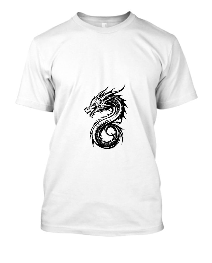 dragon design half sleeves - Front