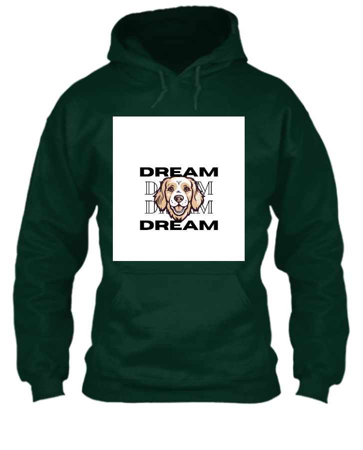 dream dog hoodie - Front