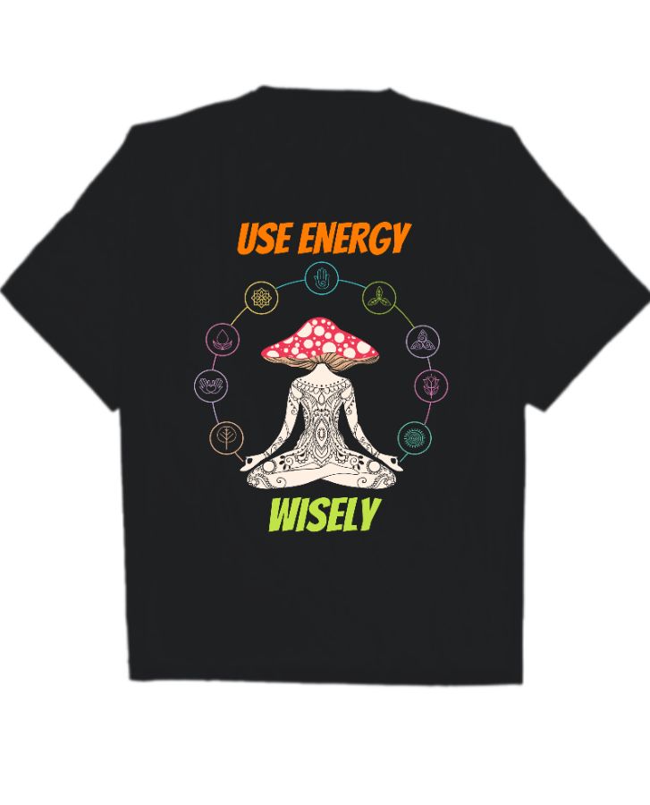 energie oversized tshirt - Front