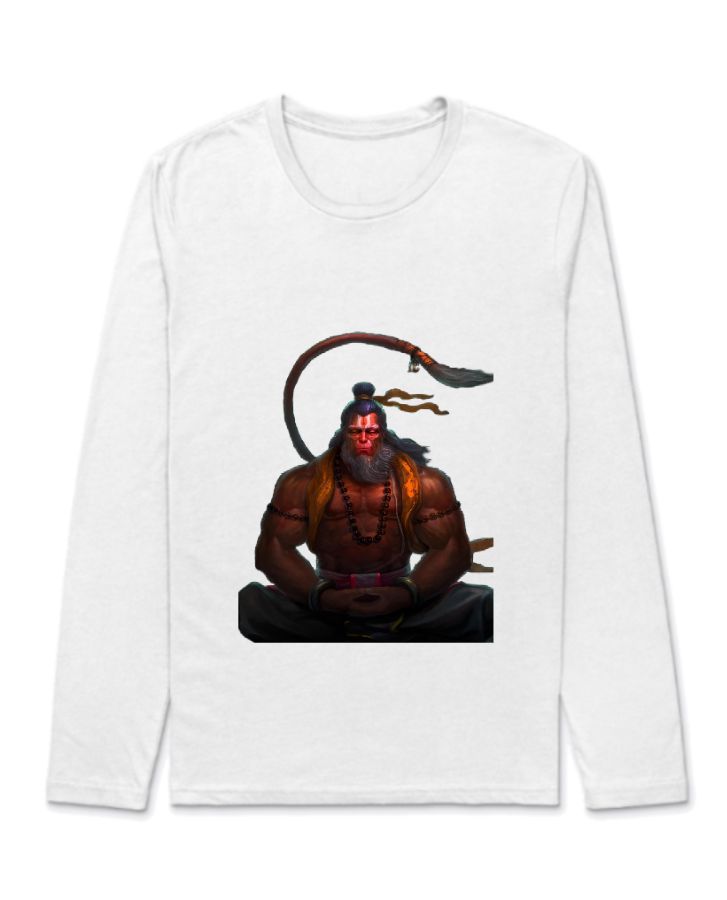 hanumanji sleeve tee - Front