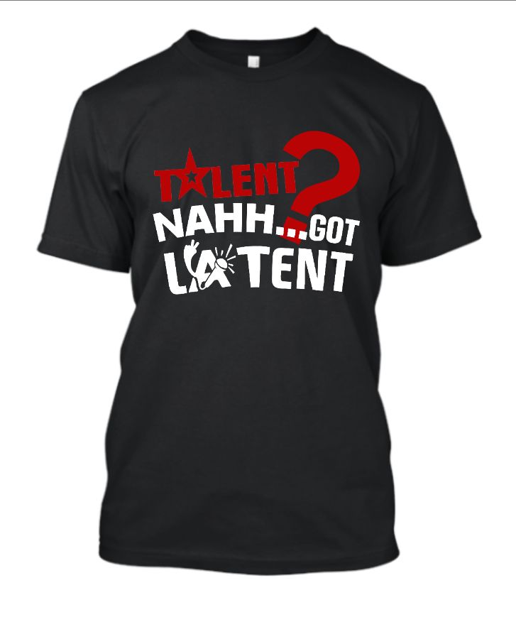 iNDIA'S GOT LATENT T-SHIRT MODEL 1 - Front