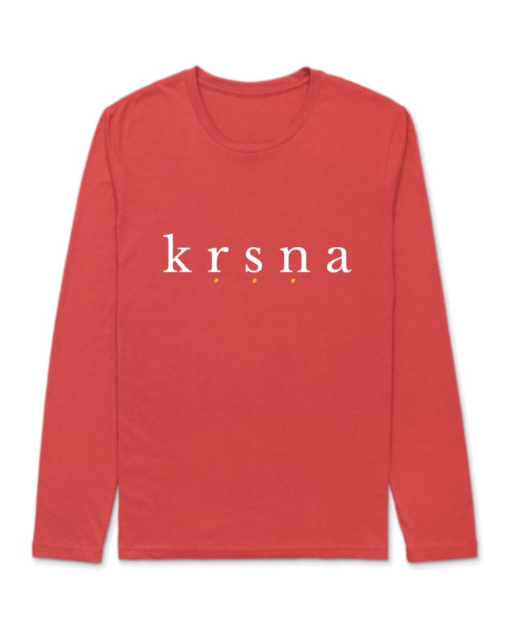 krsna printed Full Sleeve T_shirt - Front