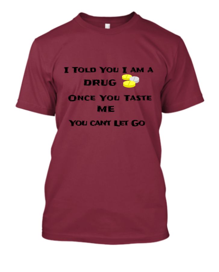 men simple t-shirt - Front