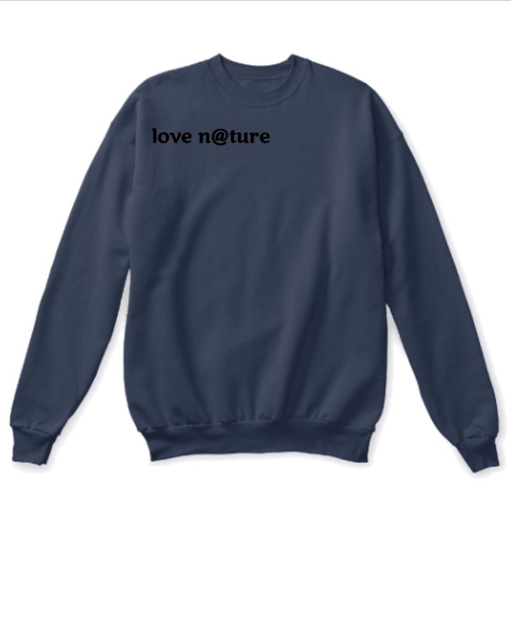 nature theme sweatshirt  - Front