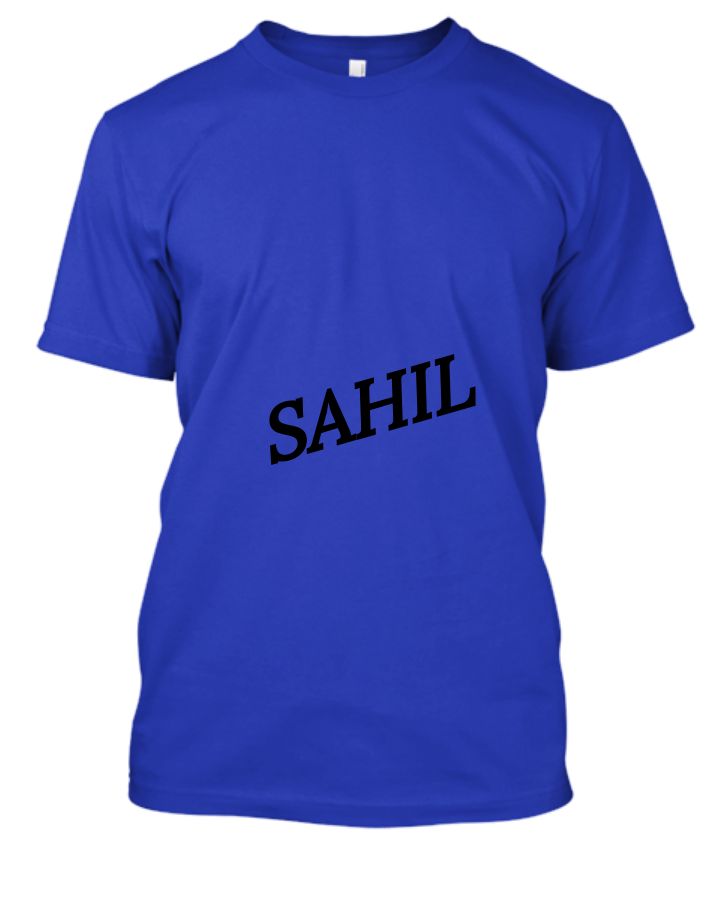 sahil khan t shirt - Front
