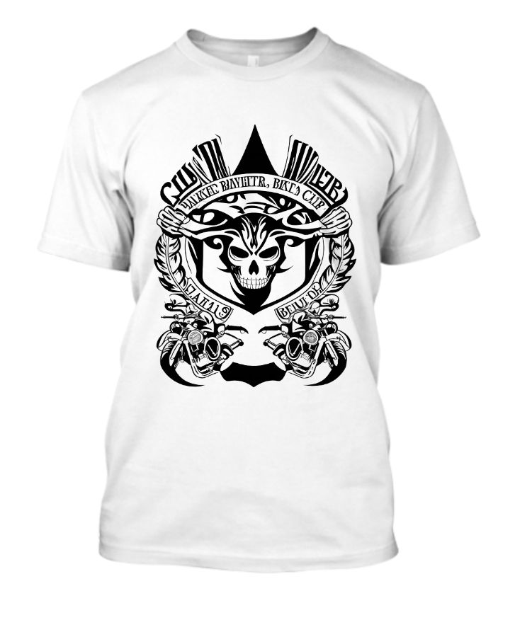 skull biker - Front