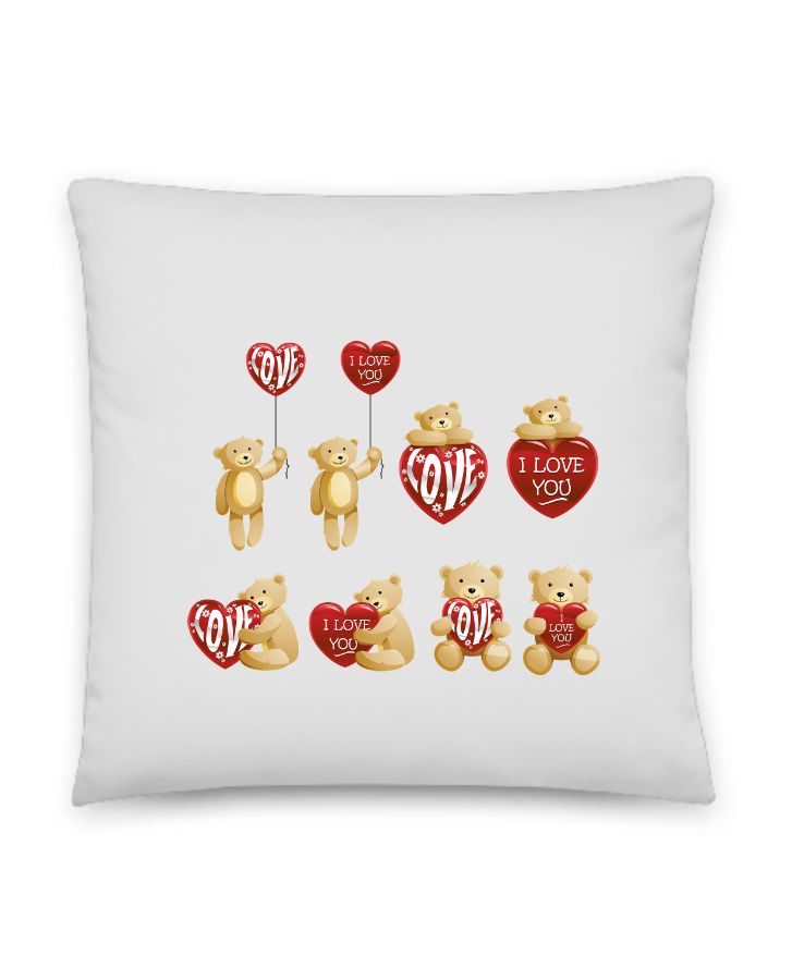 teddy bear pillow - Front