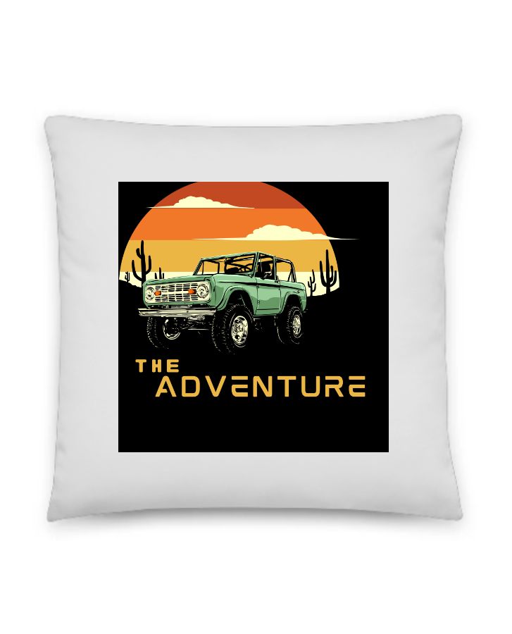 theadventure pillow - Front