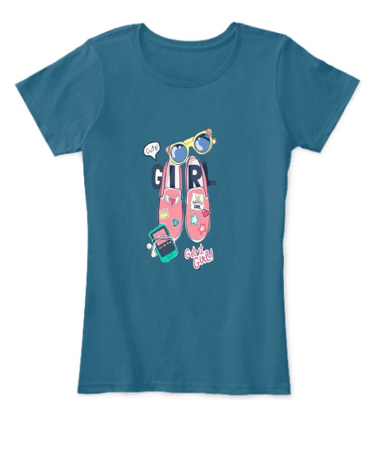 womens half sleeves tshirt - Front
